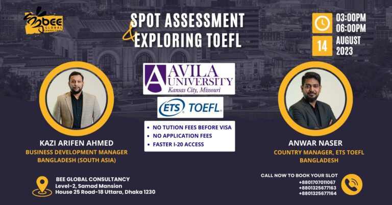 Spot Assessment – AVILA University & Exploring TOEFL