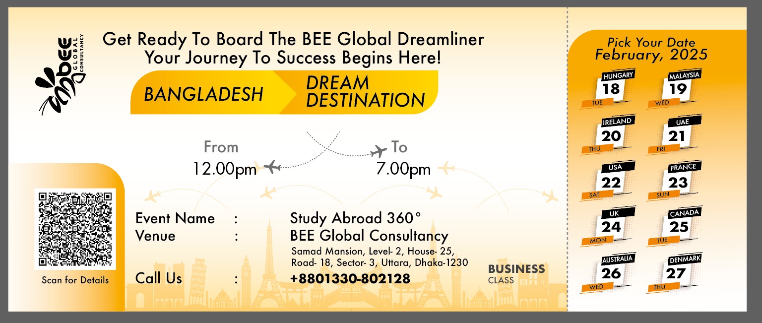 BEE Global Presents STUDY ABROAD 360°: 10 Days, 10 Countries, Infinite Opportunities